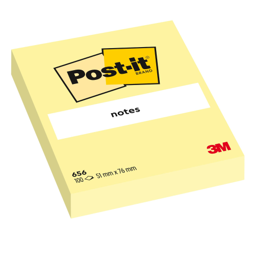 BLOCCO 100fg Post-itÂ® Giallo Canary 76x51mm 656